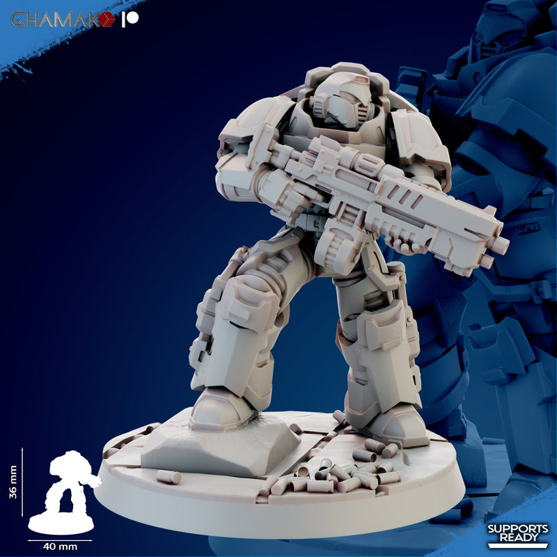 Heavy Imperator Hellstorm Miniatures | Brotherhood | Fantasy Miniature | Ghamak TabletopXtra