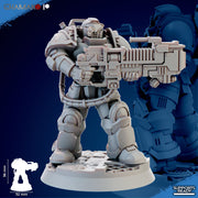 Heavy Plasmatic Devastation Miniatures | Brotherhood | Fantasy Miniature | Ghamak TabletopXtra