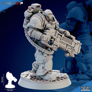 Heavy Plasmatic Devastation Miniatures | Brotherhood | Fantasy Miniature | Ghamak TabletopXtra