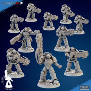 Heavy Plasmatic Devastation Miniatures | Brotherhood | Fantasy Miniature | Ghamak TabletopXtra