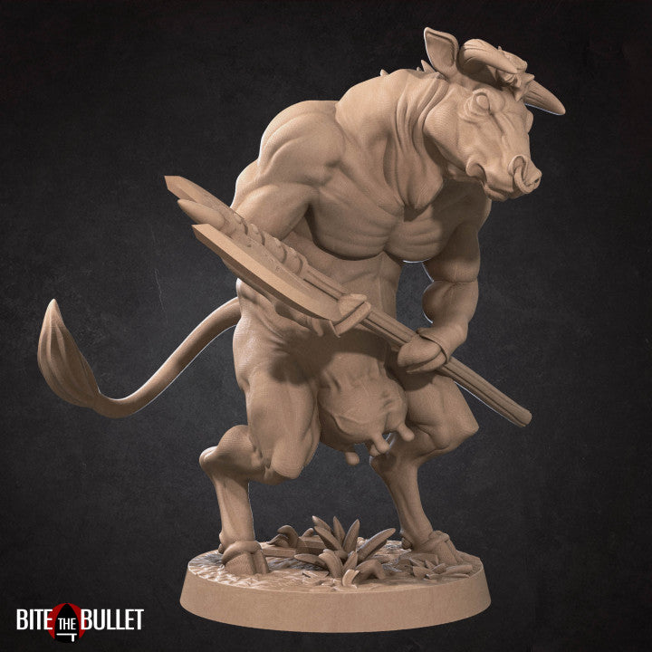 Hellbovine B | Bullet Hell Demons | Fantasy Miniature | Bite the Bullet TabletopXtra
