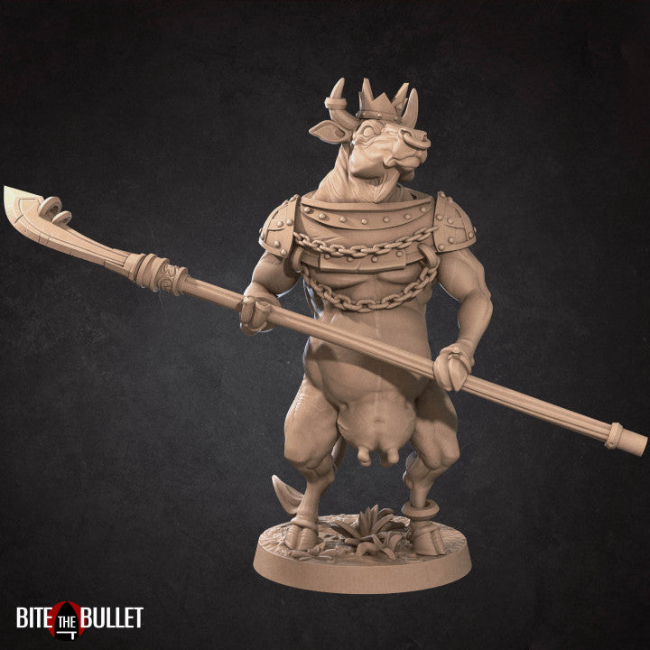 Hellbovine King | Bullet Hell Demons | Fantasy Miniature | Bite the Bullet TabletopXtra