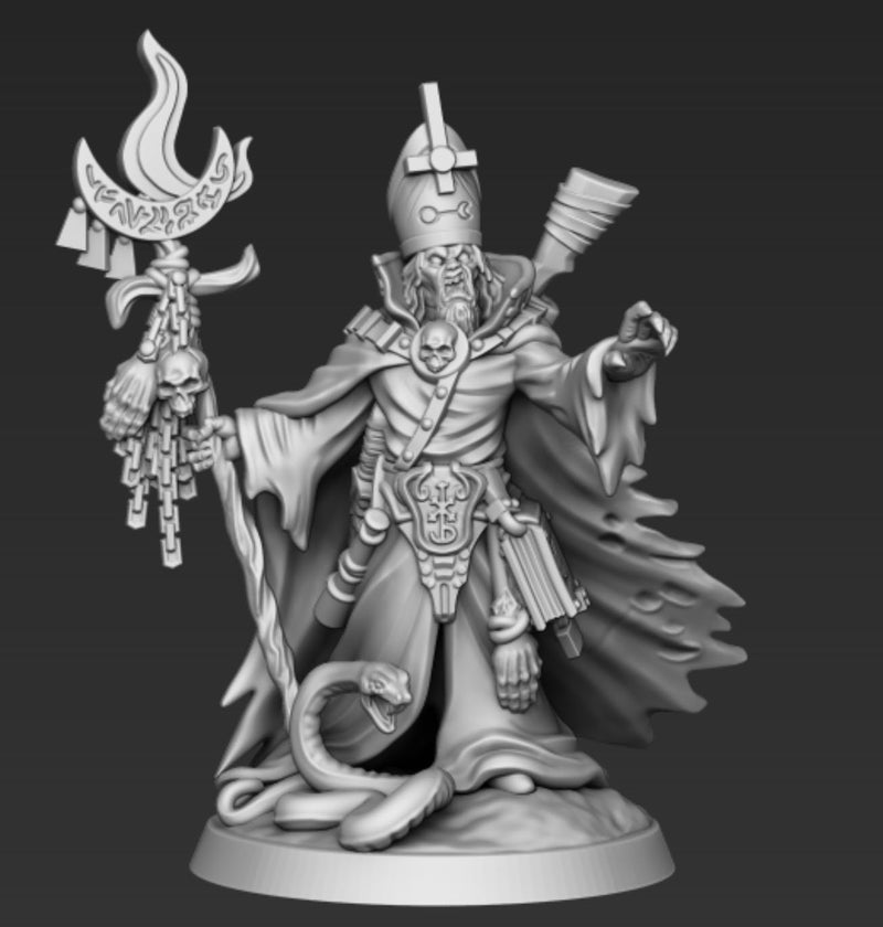 Trench Heretic Superior | Trench Fiends | Sci-Fi Miniature | DMG Minis