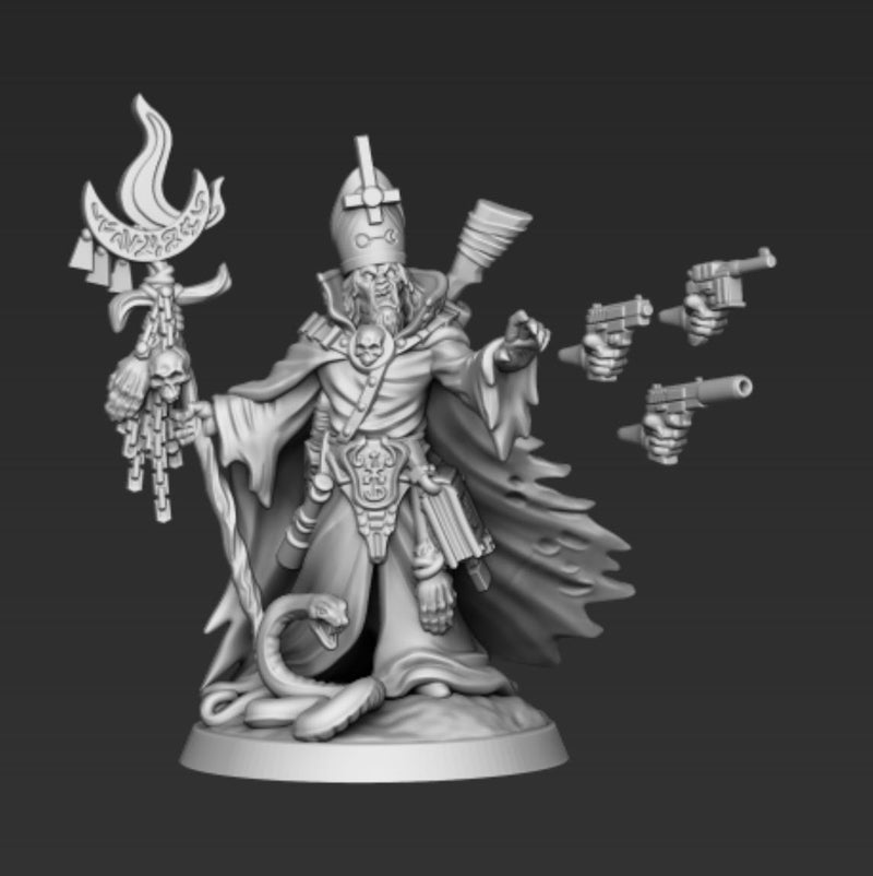 Trench Heretic Superior | Trench Fiends | Sci-Fi Miniature | DMG Minis