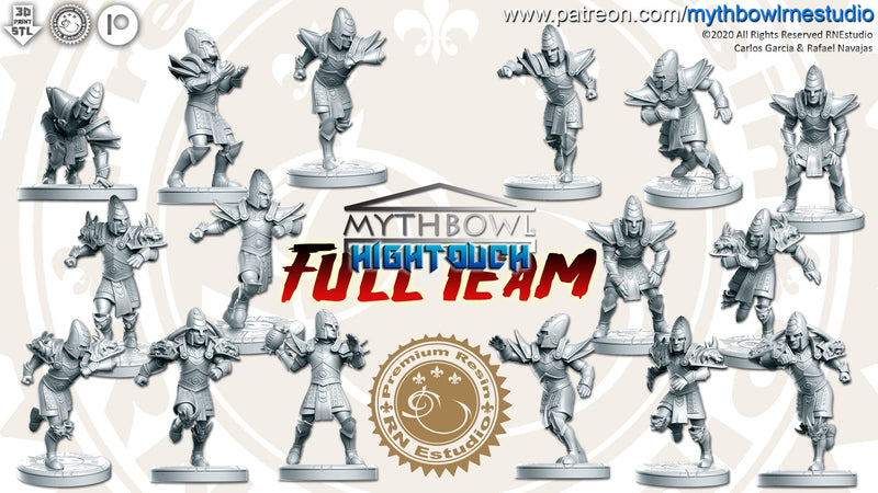 Hightouch Miniatures (Full Team) | Mythbowl | Fantasy Miniature | RN Estudio TabletopXtra