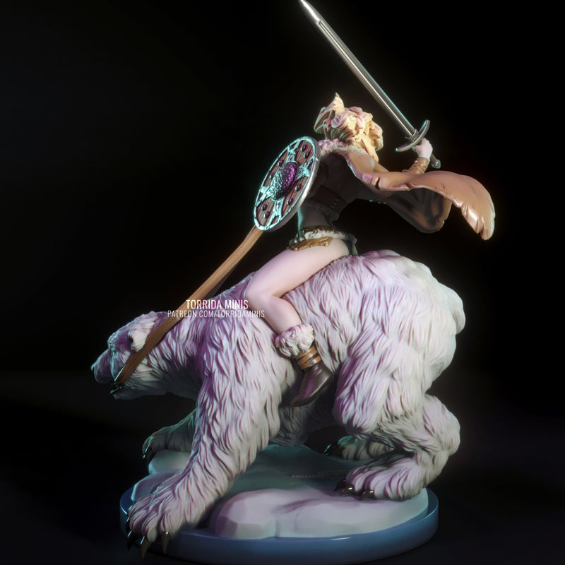 HIlde | Pin-Up Statue Fan Art Miniature Unpainted | Torrida Minis