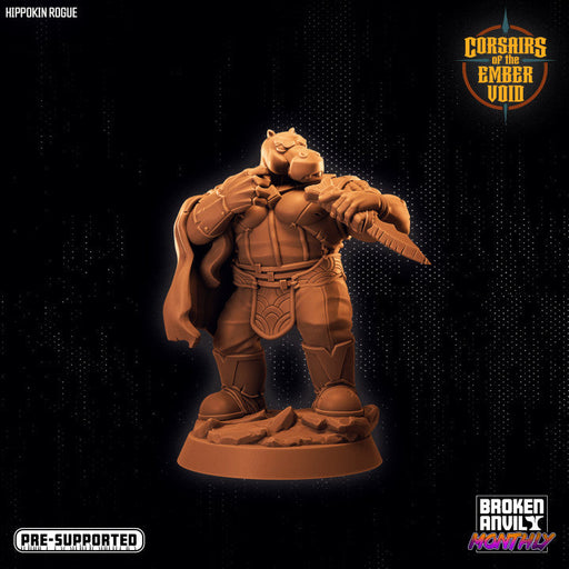 Hippokin Rogue | Corsairs of the Ember Void | Tabletop RPG Miniature TabletopXtra