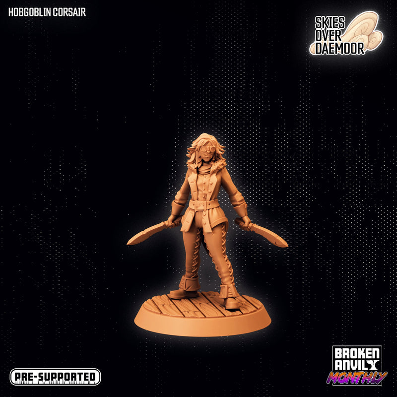 Hobgoblin Corsair | Skies Over Daemoor | Tabletop RPG Miniature TabletopXtra
