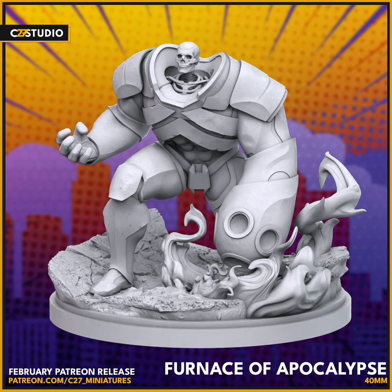 Furnace of Apocalypse | Heroes | Sci-Fi Miniature | C27 Studio