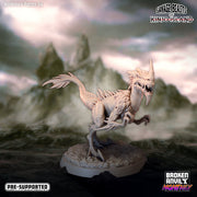 Hookmaw Raptor Miniatures | Savage Beasts of Kinjo Island | Tabletop RPG Miniature TabletopXtra