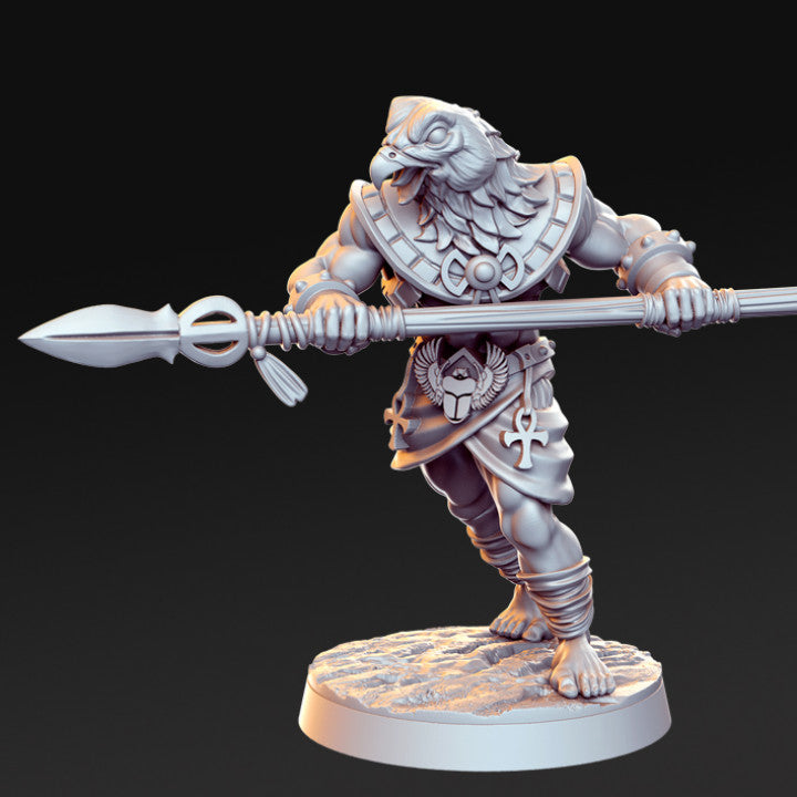 Birdkin Horathi Warrior w/ Spear | The Sands of Time | Fantasy Miniatu ...