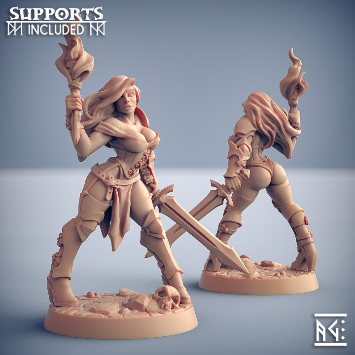 Human Fighters Guild Miniatures (Full Set) | Fantasy D&D Miniature | Artisan Guild TabletopXtra