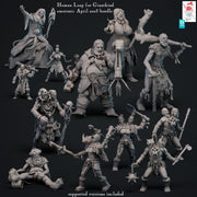 Human Leap for Giantkind Miniatures (Full Set) | 2moronic TabletopXtra
