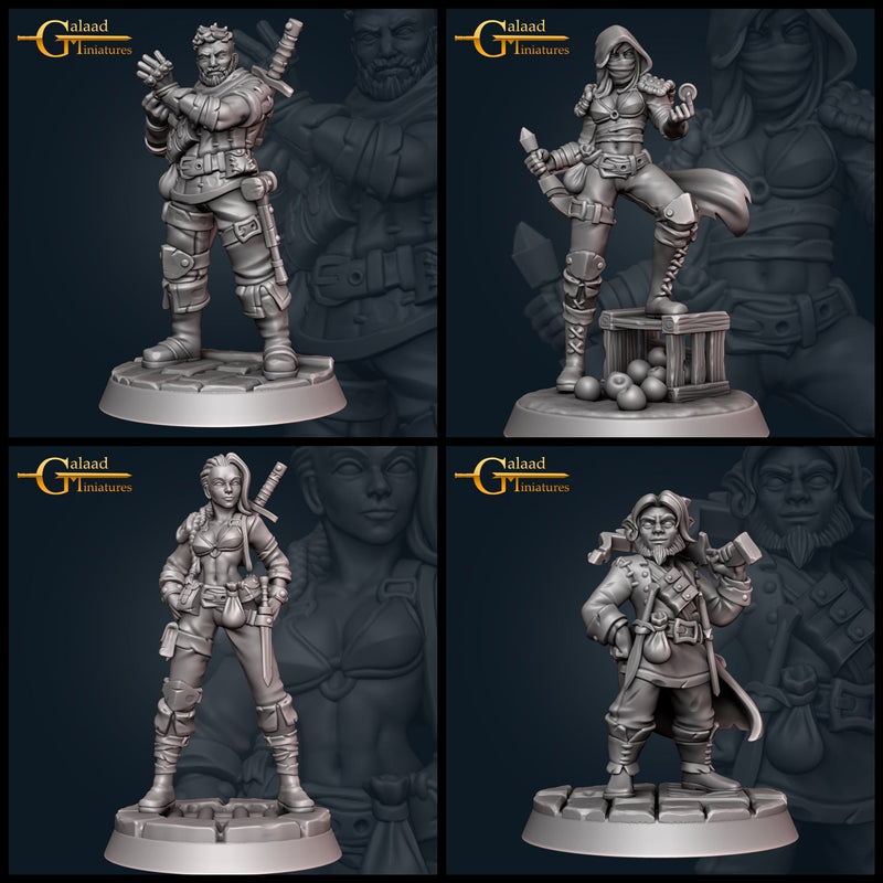 Human Miniatures | November Adventurers | Fantasy Miniature | Galaad Miniatures TabletopXtra
