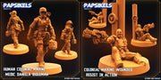 Human Miniatures | Rambutan Breakers | Sci-Fi Miniature | Papsikels TabletopXtra
