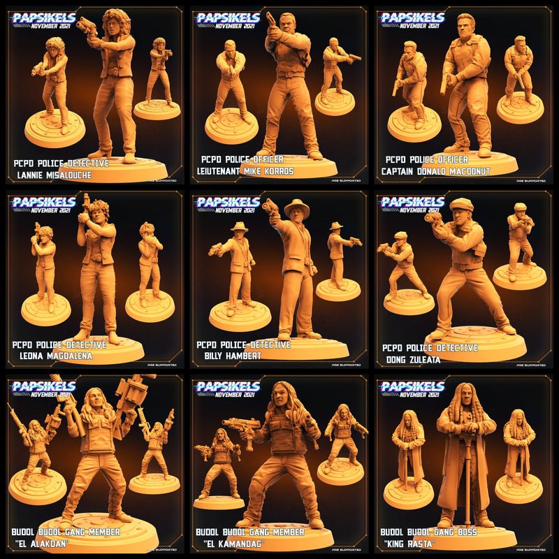 Human Miniatures | Skull Hunters III The Bone Clan | Sci-Fi Miniature | Papsikels TabletopXtra