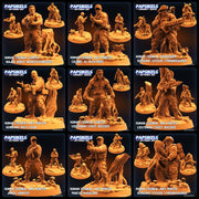 Human Miniatures | Skull Hunters Vs Exterminators II | Sci-Fi Miniature | Papsikels TabletopXtra