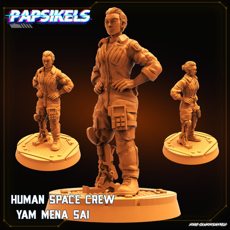 Human Space Crew Yam Mene Sai | Sci-Fi Specials | Sci-Fi Miniature | Papsikels TabletopXtra