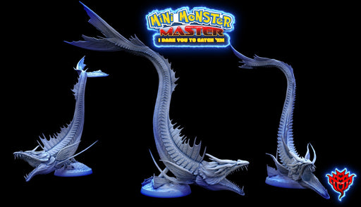 Hungering Barracuda (Uncoiled) | Mini Monster Master | Fantasy Miniature | Mini Monster Mayhem TabletopXtra
