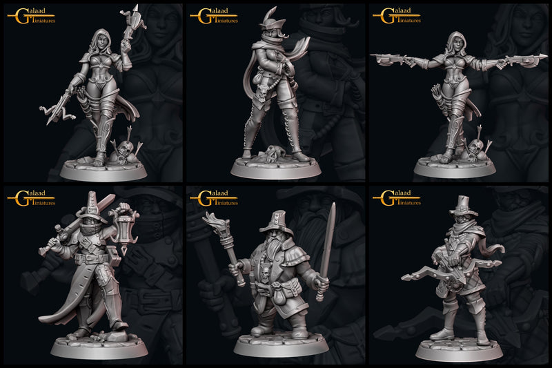 Hunter Miniatures | October Adventurer | Fantasy Miniature | Galaad Miniatures TabletopXtra