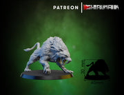 Hunter and Sabre wolf Miniatures | Ogres | Fantasy Miniature | Ghamak TabletopXtra