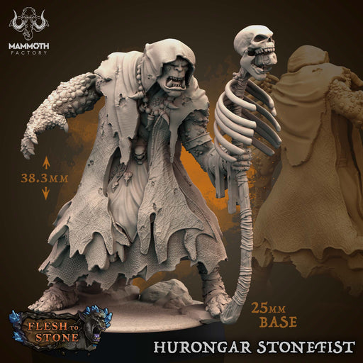 Hurongar Stonefist | Flesh to Stone | Fantasy Tabletop Miniature | Mammoth Factory TabletopXtra