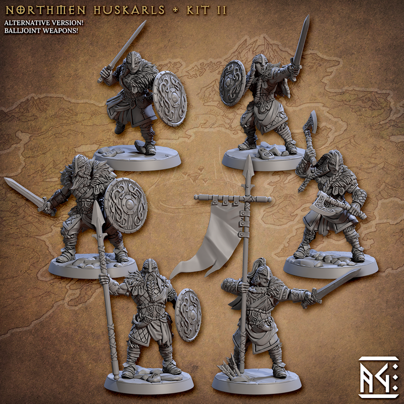 Skutagaard Northmen Saga Miniatures (Full Set) | Fantasy D&D Miniature | Artisan Guild