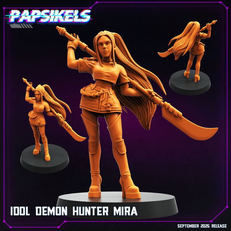 Idol Demon Hunter Miniatures | Cyberpunk | Papsikels