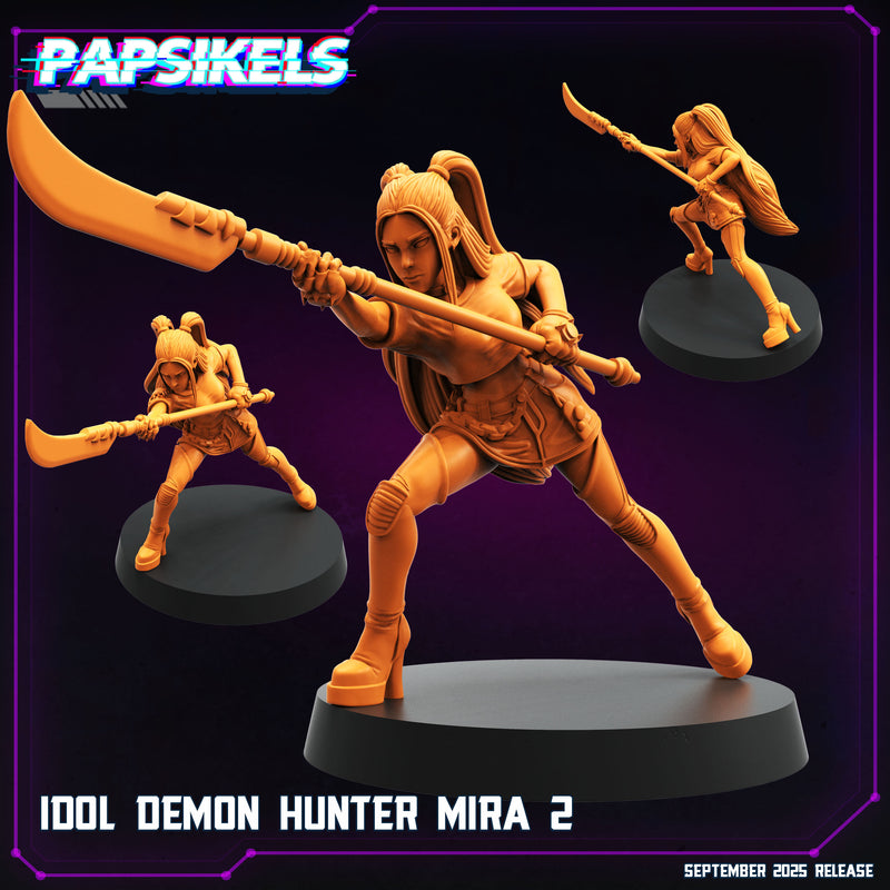 Idol Demon Hunter Miniatures | Cyberpunk | Papsikels