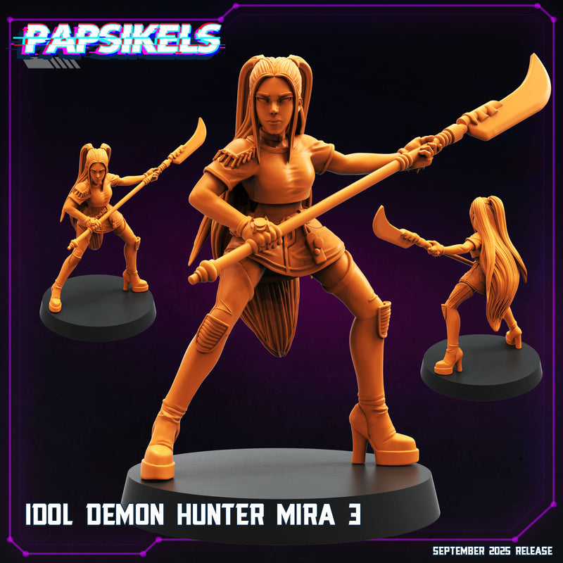 Idol Demon Hunter Miniatures | Cyberpunk | Papsikels