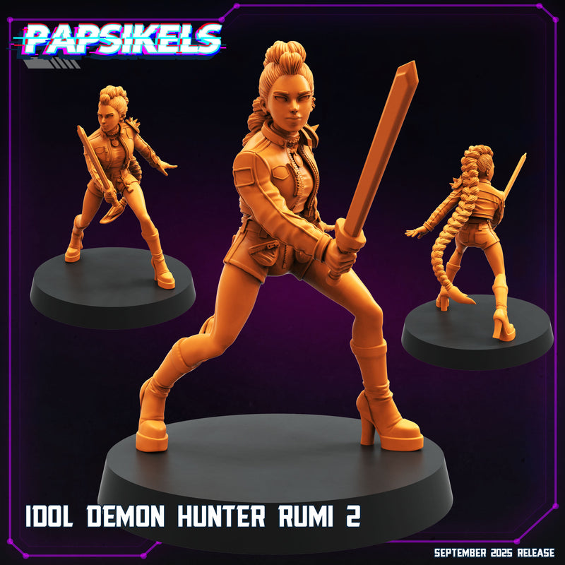 Idol Demon Hunter Miniatures | Cyberpunk | Papsikels