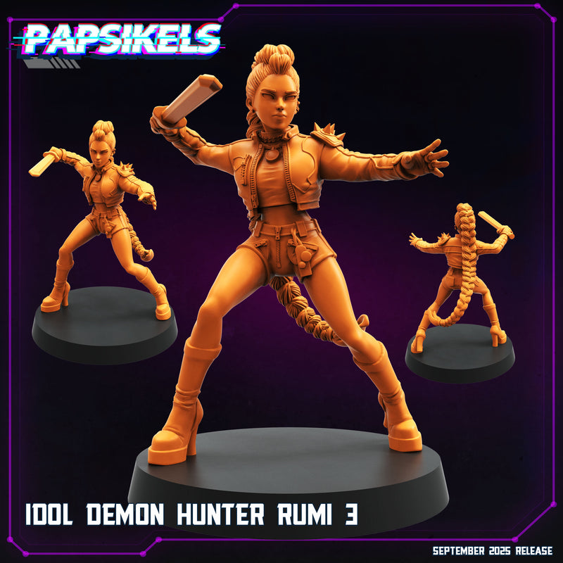 Idol Demon Hunter Miniatures | Cyberpunk | Papsikels