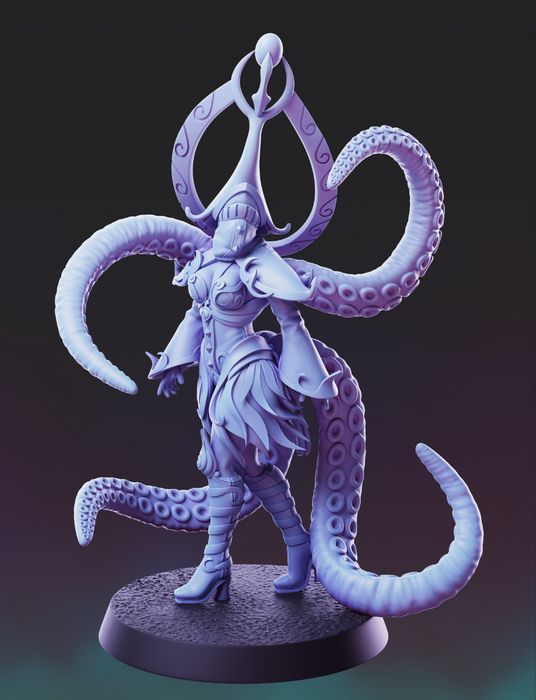 Cultist B1 | Eldritch Elf Cultists | Fantasy Miniature | PS Miniatures