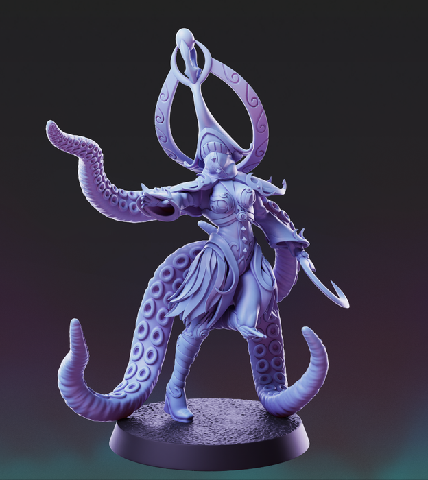 Cultist D1 | Eldritch Elf Cultists | Fantasy Miniature | PS Miniatures