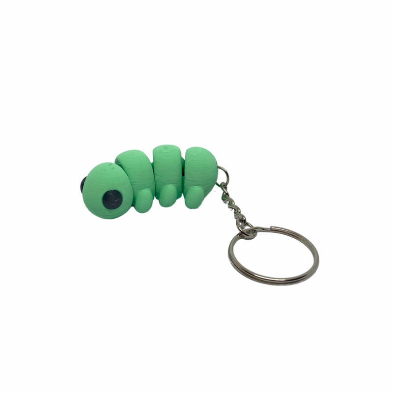 Caterpillar Key Charm
