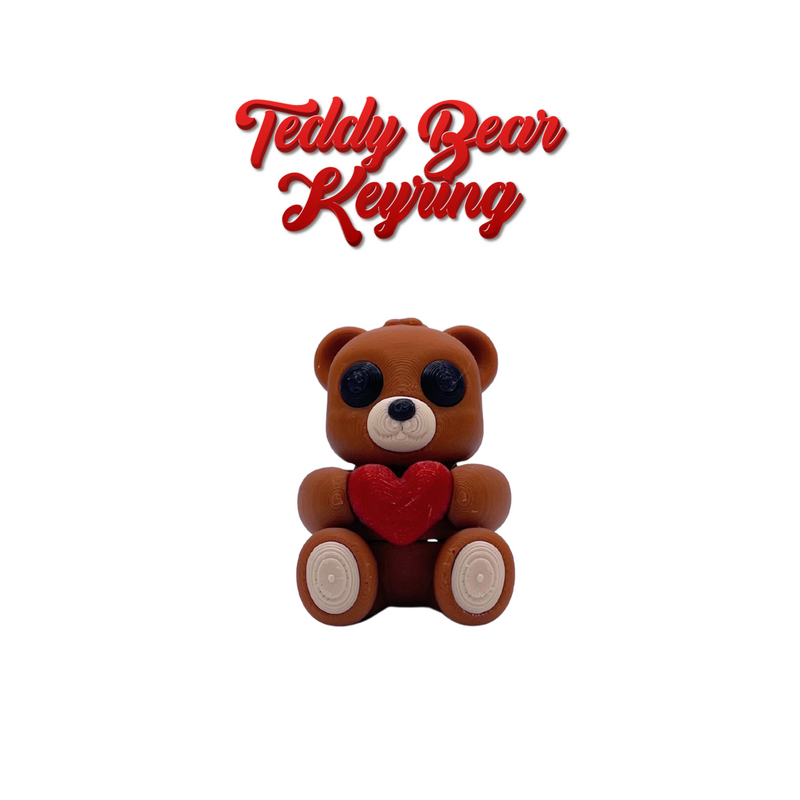 Teddy Bear Key Charm