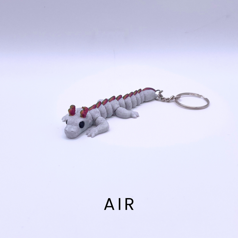 Elemental Dragon Key Charm
