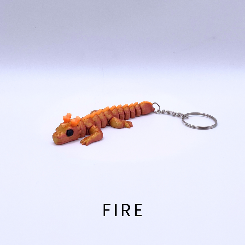 Elemental Dragon Key Charm