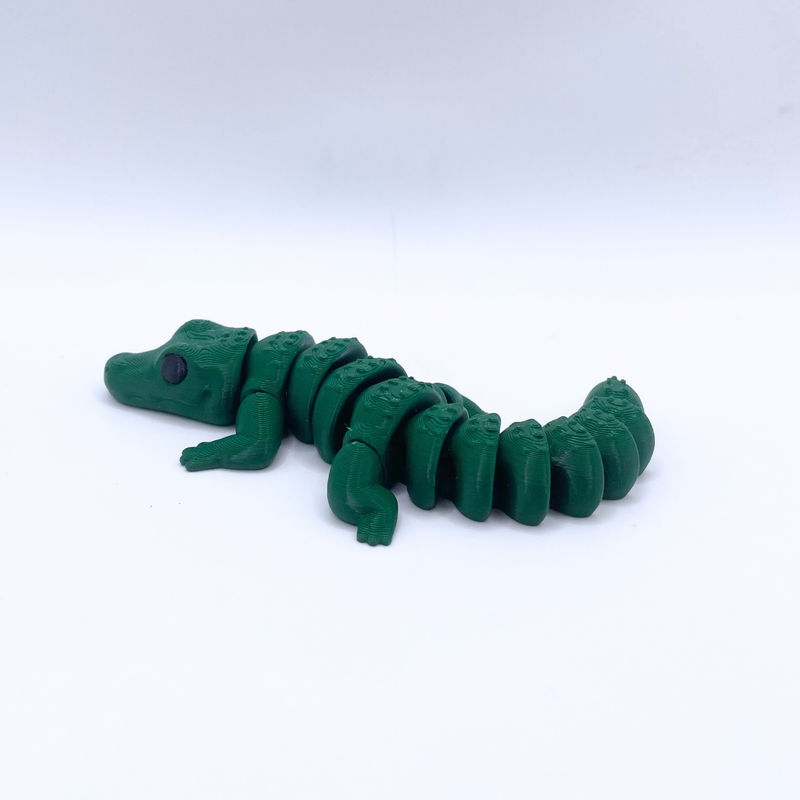 Large Crocodile Key Charm