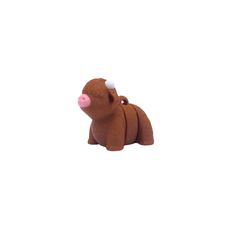 Highland Cow Key Chain