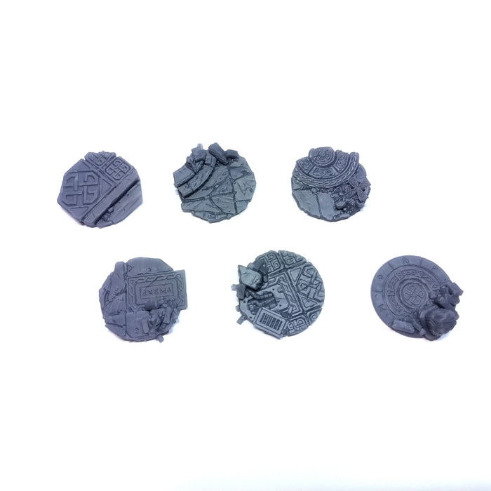Base Topper Pack C (32mm) | Primal Hounds | Grey Tide Studio | Sci-Fi Grimdark Custom Bitz Wargaming Miniatures 28mm 32mm