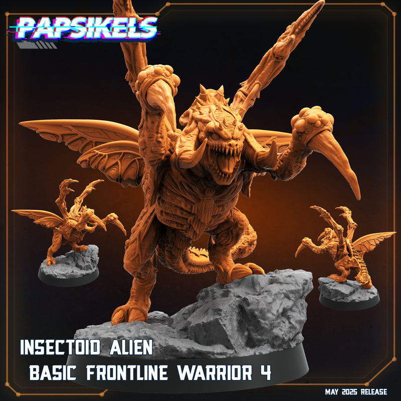 Insectoid Frontline Warrior Miniatures | Aliens Vs Humans XVI Star Conflict | Papsikels