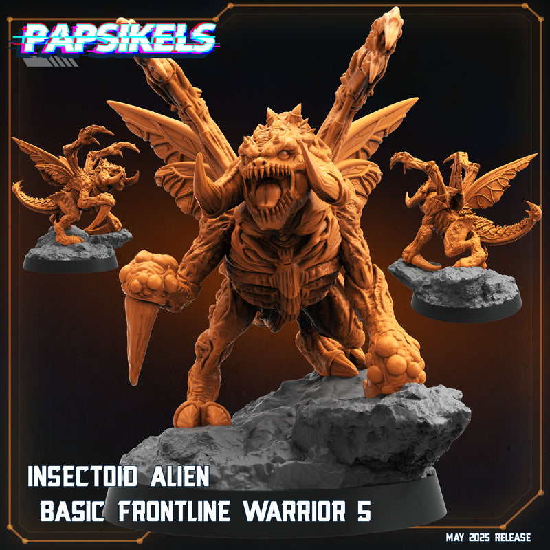 Insectoid Frontline Warrior Miniatures | Aliens Vs Humans XVI Star Conflict | Papsikels