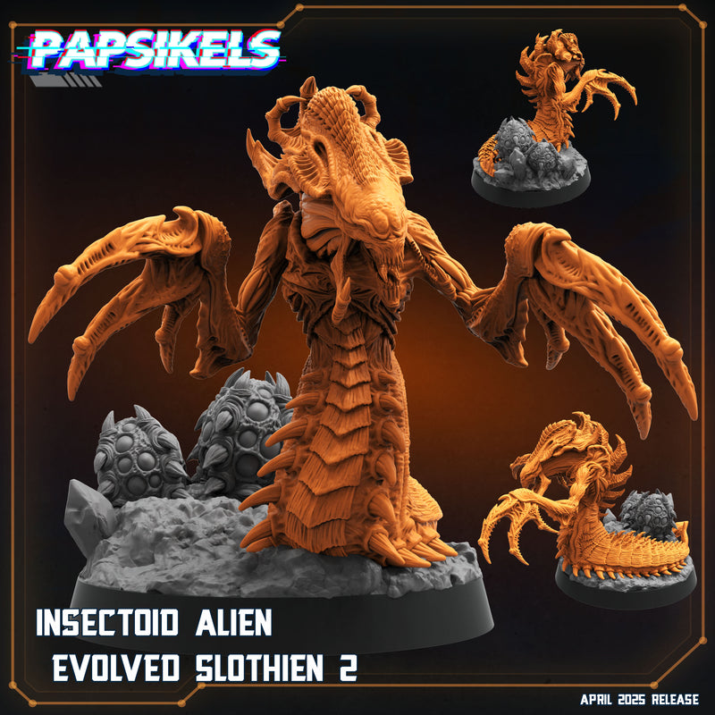 Insectoid Evolved Slothien Miniatures | Aliens Vs Humans XVI Star Conflict | Papsikels