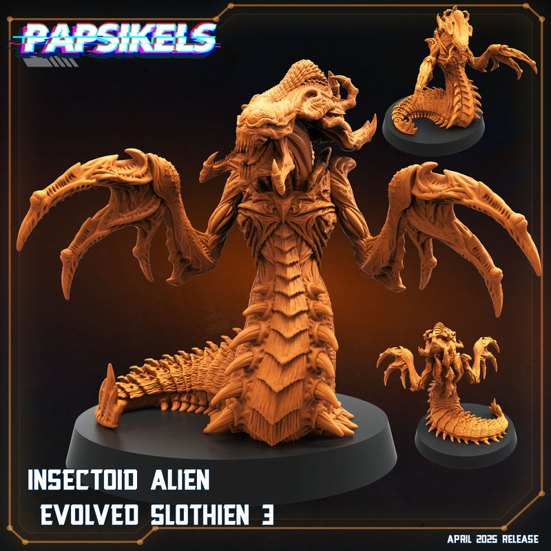 Insectoid Evolved Slothien Miniatures | Aliens Vs Humans XVI Star Conflict | Papsikels