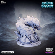 Ice Worm Miniatures | Expedition to Scarcrest | Tabletop RPG Miniature TabletopXtra