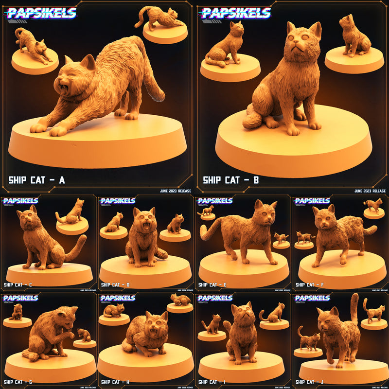 Ships Cat Miniatures | Sci-Fi Specials | Sci-Fi Miniature | Papsikels