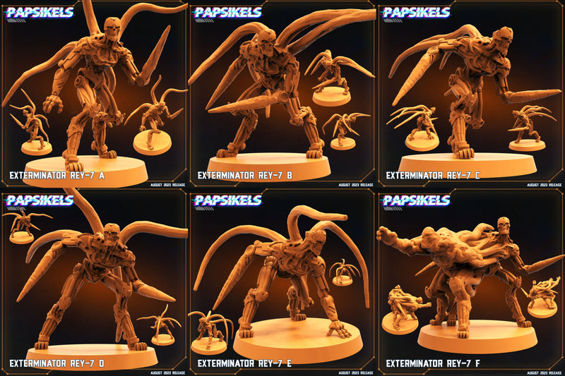 Xeno Wars Genesis Miniatures (Full Set) | Sci-Fi Miniature | Papsikels