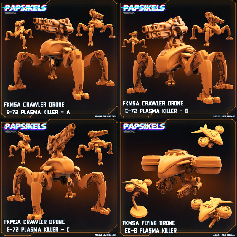 Drone Miniatures | Xeno Wars Genesis | Sci-Fi Miniature | Papsikels