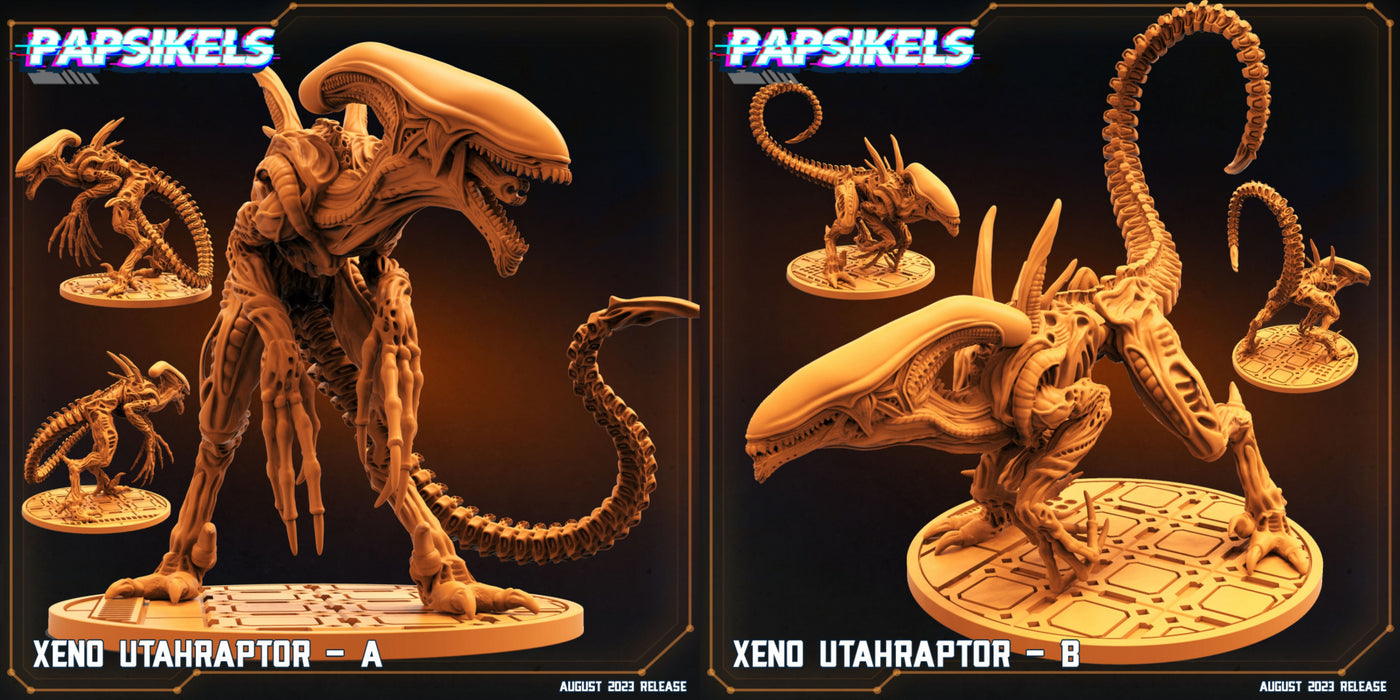 Xeno Wars Genesis Miniatures (Full Set) | Sci-Fi Miniature | Papsikels